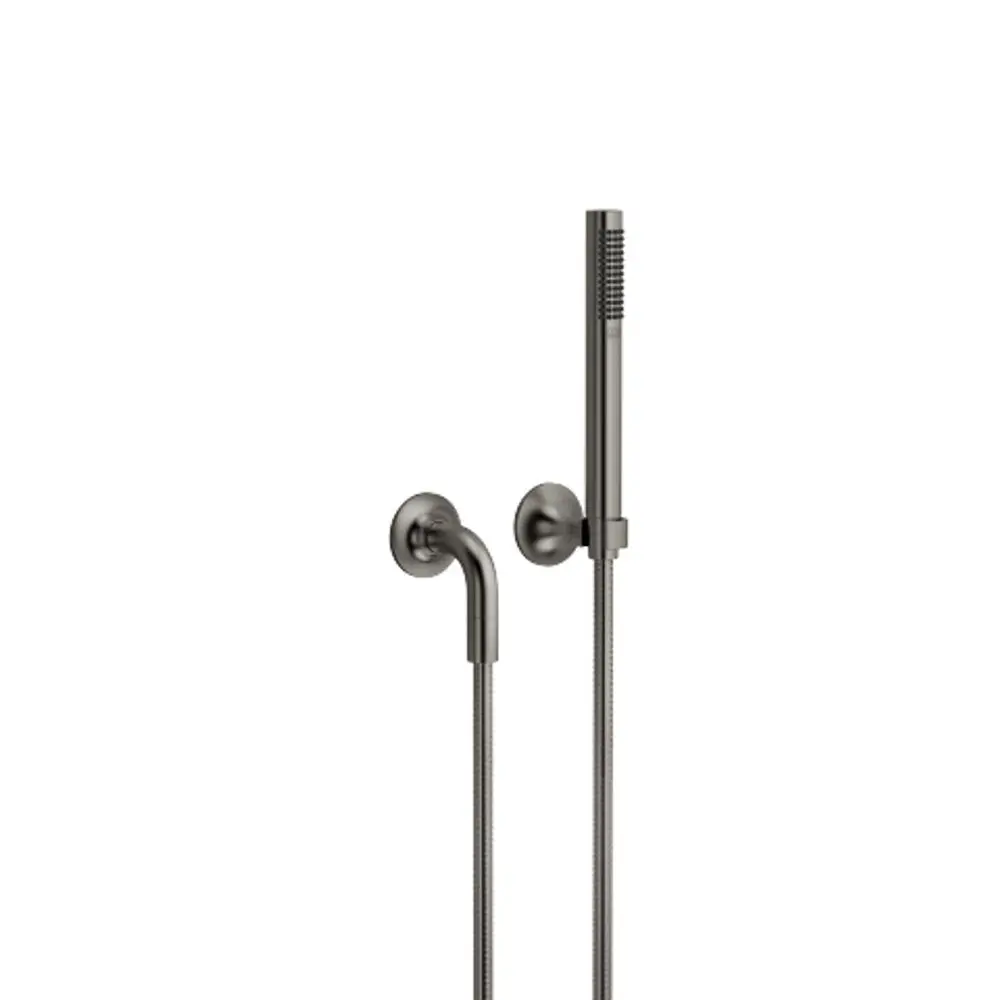 DORNBRACHT Schlauchbrausegarnitur mit Einzelrosetten VAIA 27808809 Dark Platinum gebürstet, 27808809-99 Galeriebild 1